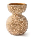 Vase Boolb dots orange M - D23.2xH32 cm