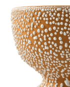 Vase Boolb dots orange M - D23.2xH32 cm