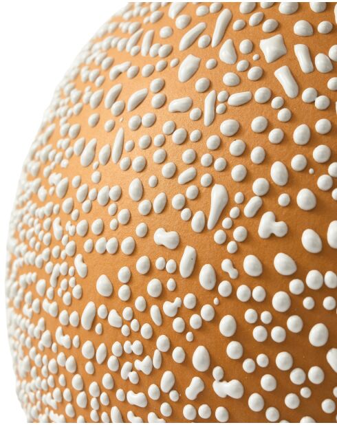 Vase Boolb dots orange M - D23.2xH32 cm