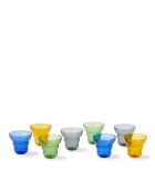 2 gobelets Mizu Kiri verts - D10xH9 cm