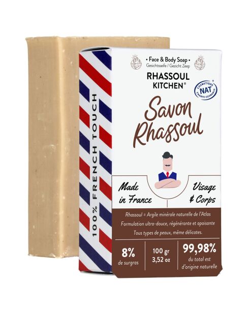 Rhassoul Kitchen - Savon visage & corps - 100 g