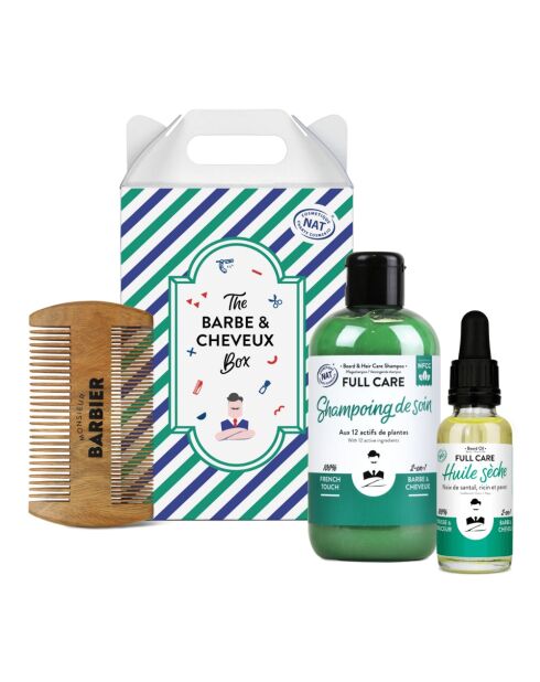 The Barbe & Cheveux Box - Coffret soin barbe