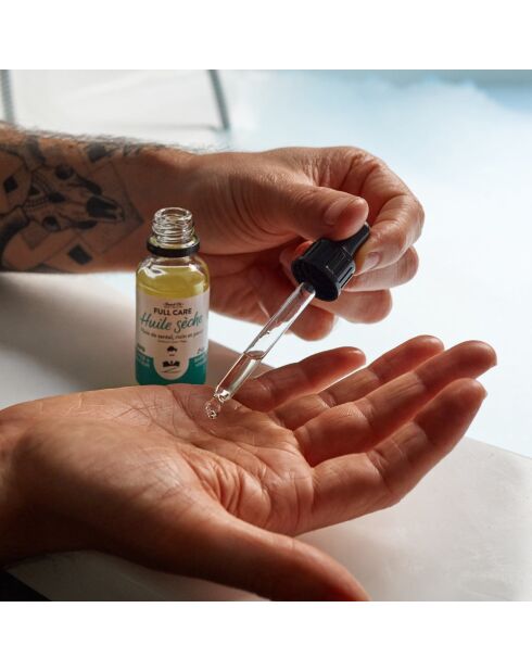 Full Care - Olio secco per barba e capelli - 30 ml