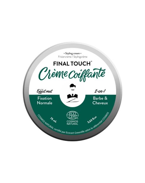 Final Touch - Crème coiffante barbe & cheveux - 75 ml