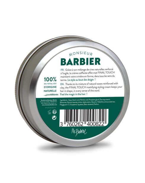 Final Touch - Crème coiffante barbe & cheveux - 75 ml