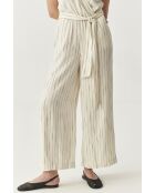 Koreki jumpsuit in gebroken wit