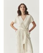 Koreki jumpsuit in gebroken wit