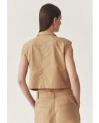 Beigefarbene Weste Alati