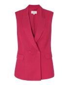 Chaleco Sarna frambuesa