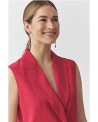 Chaleco Sarna frambuesa