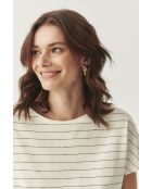 Cremefarbene Strickbluse Osaro