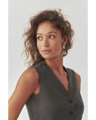 Graue Melange-Weste Ronita 1