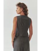 Graue Melange-Weste Ronita 1