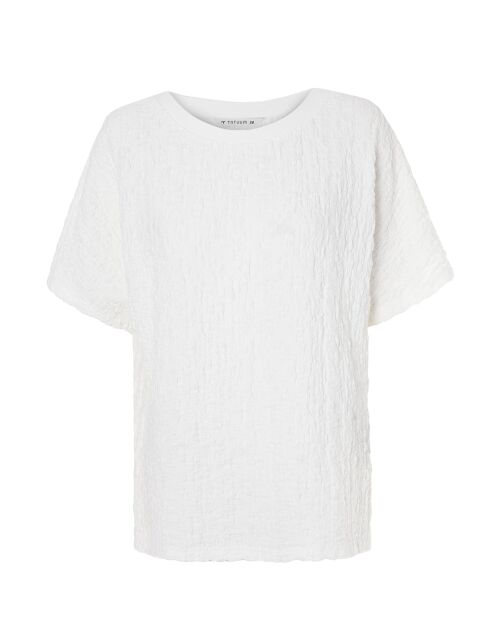 Aviva gebreide blouse gebroken wit