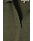 Khakifarbene Strickbluse Ambrila