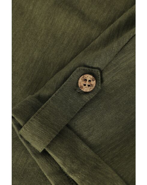 Khakifarbene Strickbluse Ambrila