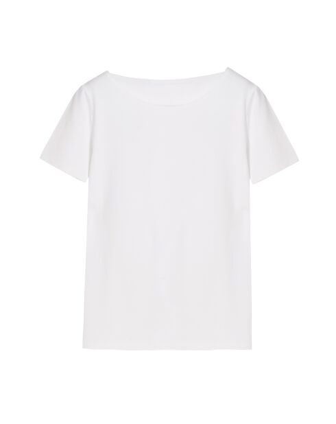 Mikaja weiße Strickbluse