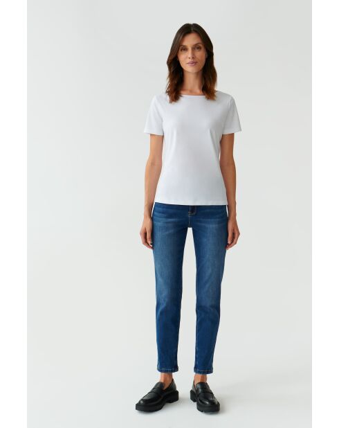 Mikaja weiße Strickbluse