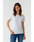 Mikaja weiße Strickbluse