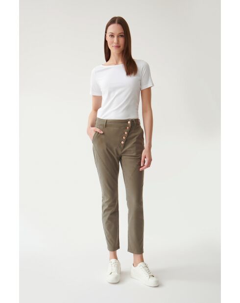 Mikaja weiße Strickbluse