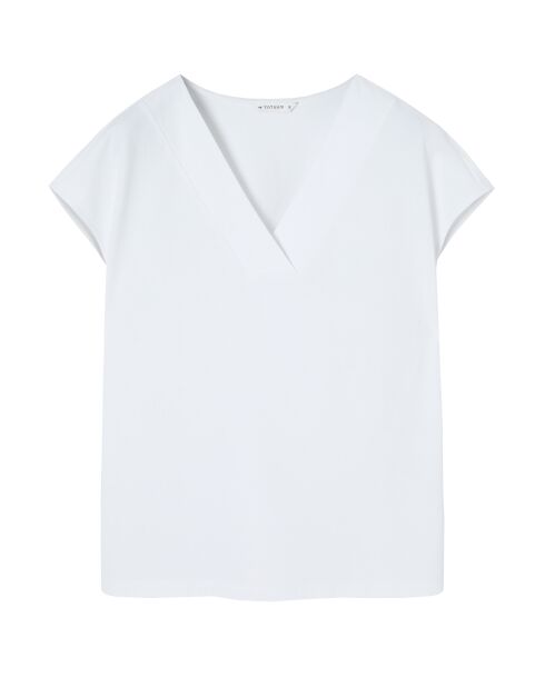 Weiße Strickbluse Navix