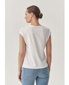 Weiße Strickbluse Navix