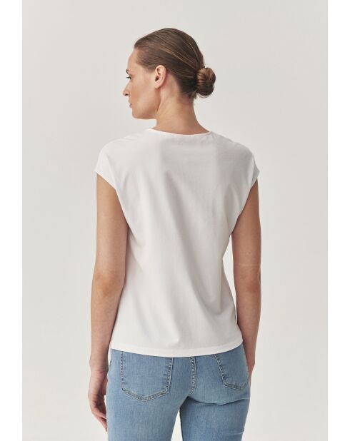 Weiße Strickbluse Navix