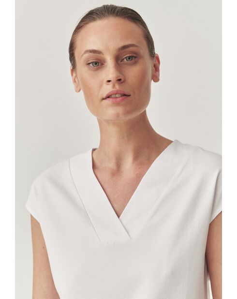 Weiße Strickbluse Navix