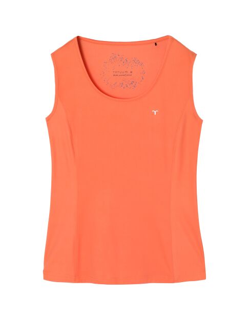 Cecilia intensiv orange Strickbluse