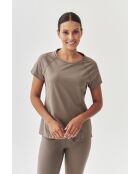 Blouse tricotée Elena beige