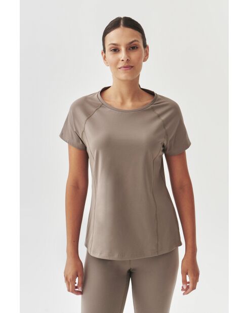 Blouse tricotée Elena beige