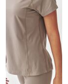 Blouse tricotée Elena beige