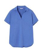 Blaue Strickbluse Ambra