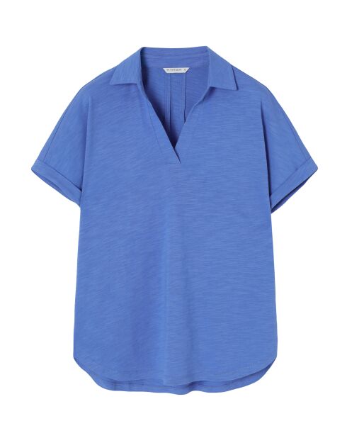 Blaue Strickbluse Ambra