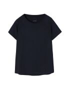 Marineblaue Strickbluse Elena