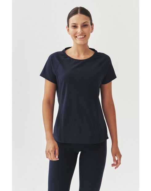 Marineblaue Strickbluse Elena