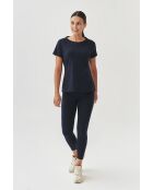 Marineblaue Strickbluse Elena