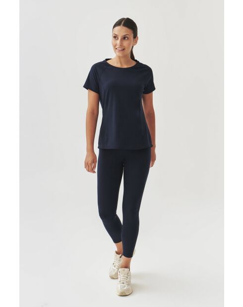 Marineblaue Strickbluse Elena