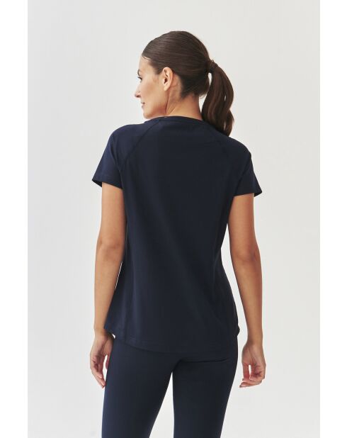 Marineblaue Strickbluse Elena