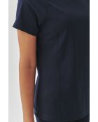 Marineblaue Strickbluse Elena