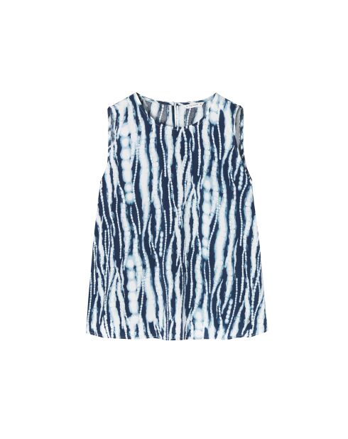 Marineblauwe top Afina