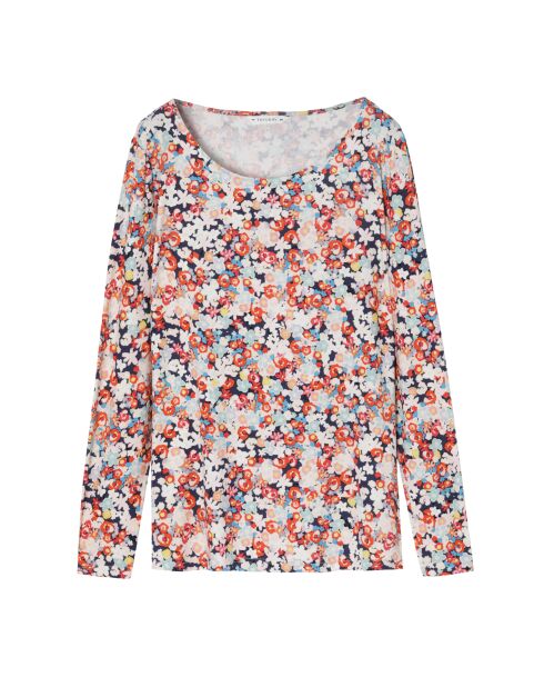 Roze gebreide blouse Elodi