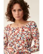 Roze gebreide blouse Elodi