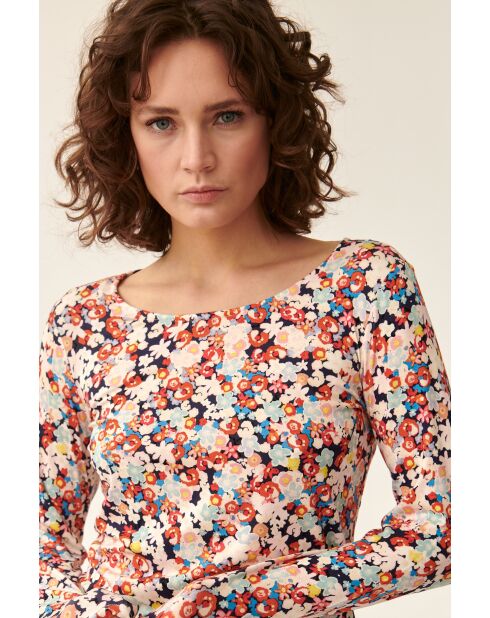 Roze gebreide blouse Elodi