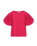 Menoria 2 cosmos rode gebreide blouse