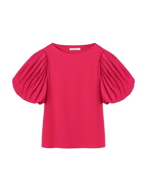 Menoria 2 cosmos rode gebreide blouse