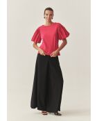 Menoria 2 cosmos rode gebreide blouse