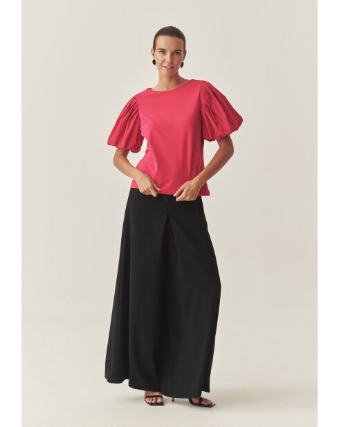 Menoria 2 cosmos rode gebreide blouse