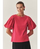 Menoria 2 cosmos rode gebreide blouse