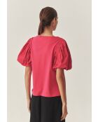 Menoria 2 cosmos rode gebreide blouse